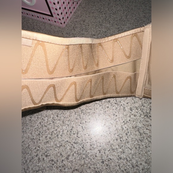 Lane Bryant Cacique Multi Way Boost Strapless Bra beige size 42C - Picture 4 of 6